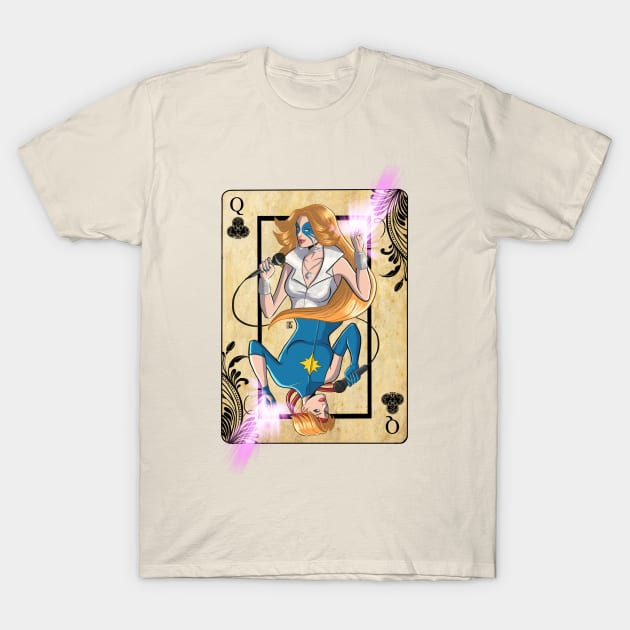 Disco Dazzler Queen of Clubs T-Shirt by sergetowers80